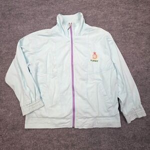 Vintage Playboy Bomber Jacket Men's L / XL Blue Full Zip Embroidered Bunny